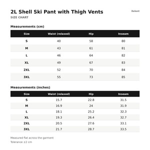 Pantalones de esquí personalizados sin aislamiento con ventilación en las musleras, 2 capas, 150 GSM, venta al por mayor OEM - Product Image 6