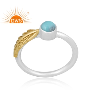 Best Selling Fine Sterling <b>Silver</b> Natural Arizona Turquoise Gemstone Stackable <b>Ring</b> Custom Jewelry Manufacturer - Product Image 3