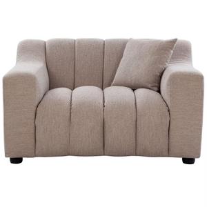 Sofá Individual Contemporáneo Bergamo, Elegante Sofá Tapizado de 1 Plaza para Uso Doméstico, Comercial y Hotelero en Venta - Product Image 2