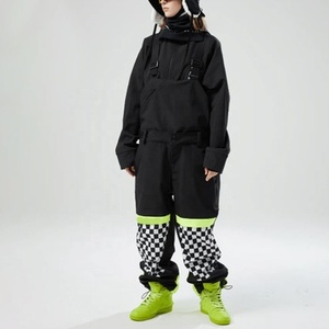 Pantalon de ski unisexe imperméable avec coutures thermosoudées, chaud et ample pour l'hiver, coupe-vent et respirant, grandes tailles, pour la neige - Product Image 4