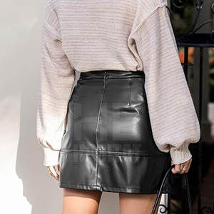 Faldas de Cuero Genuino para Mujer, Tela Suave de Alta Calidad, Estilo Moderno para Uso Diario, Gran Venta - Product Image 5