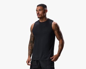 Wholesale Bodybuilding Muscle Workout Fitness Gym Shirts Athletic Stringer Solid Racerback Gym Wear <b>Tank</b> <b>Top</b> <b>Men</b> - Product Image 4
