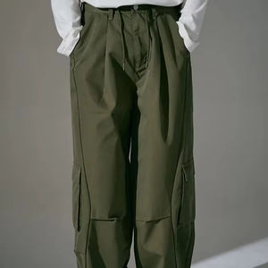 กางเกงคาร์โก้สำหรับผู้ชายแนวสตรีททรงหลวมแนวสตรีทกางเกงทรงหลวมดีไซน์อเนกประสงค์แบบใช้ได้ทั้งชายและหญิง - Product Image 1