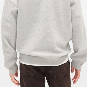 Sudadera de Manga Larga de Color Sólido para Niños / Material Transpirable con Diseño de Logotipo Personalizado, Cuello Redondo y Mangas Completas 2026 - Product Image 6