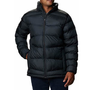 Meilleures ventes de vestes d'hiver grande taille pour hommes avec fermeture à glissière Service OEM Tissu en toile Logo personnalisé - Product Image 1