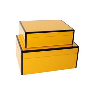 Top vente bleu laque boîte bijoux et stockage OEM personnalisé couleur conception à la main au Vietnam usine à la main meilleur prix - Product Image 2