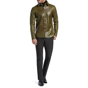 Camisa de Cuero para Hombre, Estilo Casual, Moda, Producto Premium, Llegada 2025, Camisa de Cuero Vintage para Hombre - Product Image 4