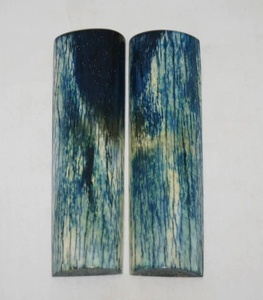 OEM personalizable hoja de acero de Damasco cuchillo de hueso acabado pulido Animal ecológico DIY cuchillos de caza al por mayor escalas manijas - Product Image 4