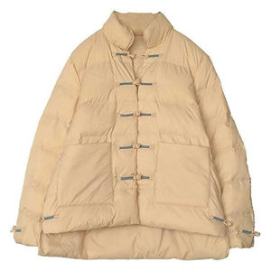 Vente en gros de veste rembourrée en coton pour femmes hiver chaud respirant léger à capuche OEM logo personnalisé fournisseur - Product Image 6