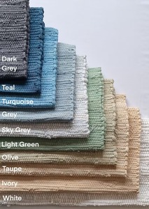 Tapis de porte rectangulaire en coton tissé à la main lavable à motif floral antidérapant de luxe en PVC Durry pour l'extérieur et l'intérieur - Product Image 4