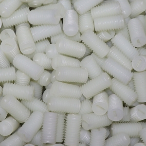 Fabrikant Direct Nylon PA66 Koploze Stelschroeven M3 - M12 Wit en Zwart DIN916 Kunststof Boutjes - Product Image 6