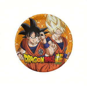 Platos Desechables de Papel de Dragon Ball Super, 18 cm, 8 Piezas, para Fiestas Infantiles - Product Image 2