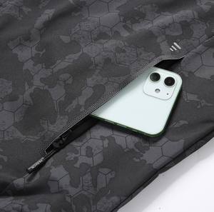 Veste coupe-vent imperméable d'hiver à capuche formelle personnalisée OEM avec logo frontal pour hommes - Product Image 6