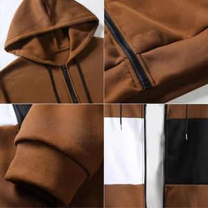 Conjunto Deportivo de Pantalón y Sudadera con Capucha para Hombre, Estilo Moderno, de Secado Rápido, Transpirable, de Poliéster/Algodón, de la Mejor Calidad, al por Mayor - Product Image 5