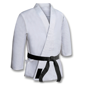 Venta al por mayor de alta calidad 100% algodón Karate Gi logotipo personalizado artes marciales uniforme Kimono más vendido conjunto de Karate - Product Image 4