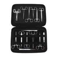 Kit de instrumentos veterinarios de Cirugía General Juego de instrumentos quirúrgicos básicos de acero inoxidable de la mejor calidad