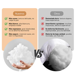 Oreiller 100% polyester à motif uni, ultra doux, pour une expérience de sommeil confortable, avec housse en tissu lavé et peigné - Product Image 5