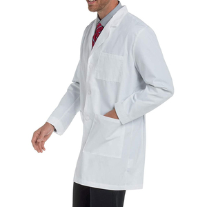 KATBROS INDUSTRY Bata de Laboratorio Médico de Talla Grande para Hombre, Detección de Agujas de Algodón, Venta en Línea, Novedad - Product Image 2