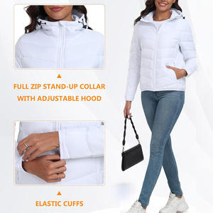 Veste d'hiver à la mode avec broderie d'impression de logo personnalisé manteau isolé extérieur chaud approvisionnement du fabricant d'usine OEM - Product Image 3