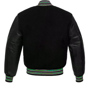 Veste universitaire d'hiver personnalisée de haute qualité pour hommes, faible MOQ, service OEM, respirante, en Spandex/Polyester - Product Image 5