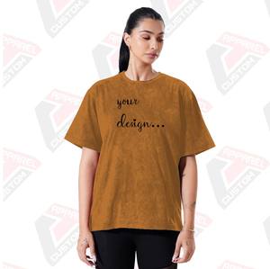 Stylish <b>Women</b> Summer Eco-friendly Acid Wash Denim Appliques Soft Trendy Comfortable T-<b>shirt</b> - Product Image 1