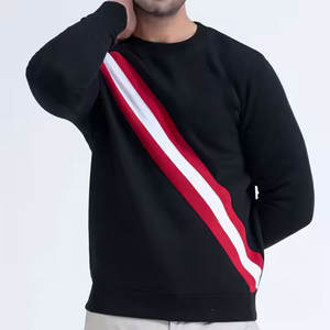 Sudadera térmica de invierno con cuello redondo de alta calidad para hombre, Sudadera con capucha de moda de estilo callejero, estilo bordado de Color sólido transpirable cálido - Product Image 2