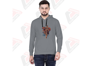 Sudadera con capucha para hombre Premium Ultra acogedora y cómoda 100% algodón bordado liso teñido con impresión Digital para invierno - Product Image 4