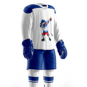 Maillots d'équipe de hockey sur glace personnalisés bon marché pour adultes avec des designs personnalisés, logos, matière en spandex/coton - Product Image 5