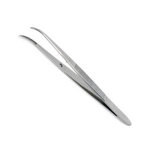 Pinzas de Disección Perry de Acero Inoxidable de Alta Calidad, Curvadas Finas con Mordaza Serrada de 125mm, Pinzas Delicadas para Apósitos y Tejidos - Product Image 5