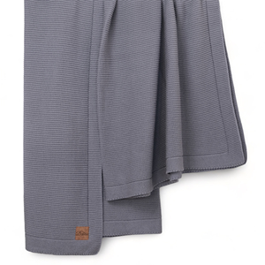 Couverture en coton biologique 100% 115*135 cm Couverture en charbon de bois tricotée Meilleur prix Couverture TV Couverture spéciale tricotée pour lit ALINA - Product Image 4