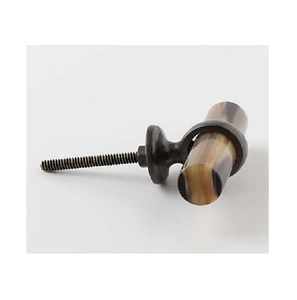 Perilla de piedra de mármol ovalada exclusiva en latón Manija de perilla de gabinete de puerta metálica y mármol de lujo de alta calidad hecha en India - Product Image 2