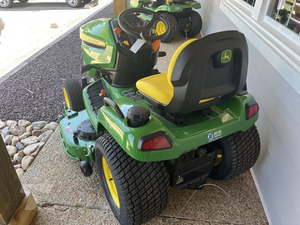 2026 Johnn Deer X570 24HP Lawn Tractor 54 Inch Riding Mower Garden Tractor with Hydrostatic Transmission for Sale - Product Image 3