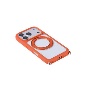 Coque en silicone M-Safe avec béquille, orange, antichoc, pour iPhone 17 Pro et Redmi Max – Housse de téléphone portable élégante et tendance - Product Image 5