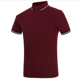2025 nouvelle mode hommes sport polos Logo personnalisé imprimé 100% coton à manches courtes broderie col solide grande taille polaire - Product Image 5