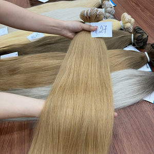 100% naturel de haute qualité vietnamien vierge Extensions de cheveux Double dessiné naturel droite trame cheveux Style Premium cheveux humains - Product Image 4