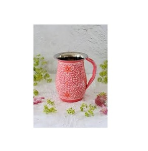 Enamel Printed Stainless Steel <b>Jug</b> for Restaurant Home Table <b>Water</b> Drink Ware <b>Jug</b> Extra Large Good Style <b>Water</b> <b>Jug</b> for Sale - Product Image 1