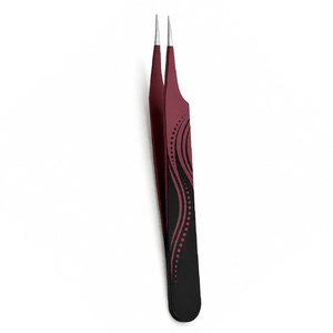 แหนบตัดขนตา SHEARS BEAUTY ทำจากสแตนเลสอย่างดี ด้ามจับไล่เฉดสีมารูน ปลายเรียบ ป้องกันไฟฟ้าสถิต ดีไซน์น้ำหนักเบา ขนาด 10 มม. - Product Image 1