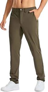 Pantalon léger à séchage rapide pour homme, confortable, décontracté, plat, avec stretch, taille mi-haute, droit, pantalon de travail - Product Image 4