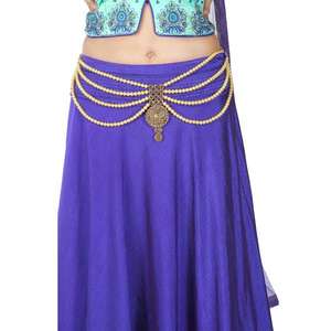 Apurva Cadena de perlas de oro de piedra austriaca Kamarband elegantes brazaletes Finos-1503428 - Product Image 1