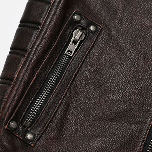 Transpirable Hombres Trending Diseño clásico para productos personalizados Chaleco de cuero de mezclilla Hecho en Pakistán - Product Image 5