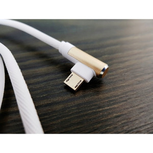 Cable Micro-USB Martom de 1m con Conectores de Nylon en Ángulo Recto, Carga Rápida para Android Box, Disponible en 2m de Longitud - Product Image 4