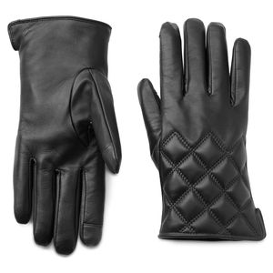 <b>Ladies</b> Stylish Comfortable Classic <b>Leather</b> <b>Gloves</b> Genuine Sheepskin Touch Screen Friendly for Daily Wear Casual Beach Winter - Product Image 1