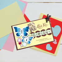 Pochoir réutilisable en plastique PET en forme de rose pour scrapbooking et peinture artistique