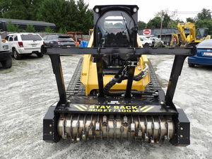 Chargeuse compacte sur pneus CAT 2022 avec broyeur forestier, moteur, boîte de vitesses et groupe motopropulseur pour équipement de défrichage agricole 4 tonnes - Product Image 6