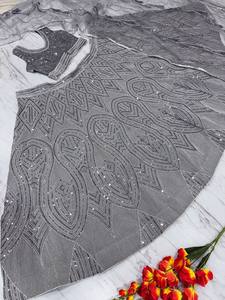 SHIV FASHION - Hermoso Lehenga Choli Dupatta Tradicional Pakistaní de Diseño, de 3 Piezas, en Faux Georgette, Largo hasta el Suelo, para Festivales - Product Image 5