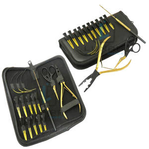 Worldwide Best Selling Hair Extension <b>Tools</b> <b>Kit</b> Advanced <b>Mini</b> Customized <b>Tools</b> in Black Matte & Plasma Gold Hair Styling <b>Tools</b> - Product Image 2