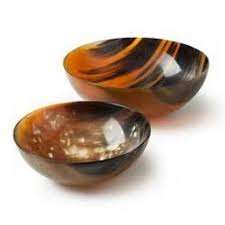 Trending Round Buffalo Horn Food <b>Dessert</b> <b>Bowls</b> Most Demanding Horn <b>Bowl</b> Manufactured in India Most Selling Horn Dinnerware <b>Bowl</b> - Product Image 4