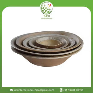 Cuencos redondos profundos de hoja de palma natural desechables, vajilla biodegradable para camiones de comida, eventos, uso diario, cuenco de sopa para fiestas - Product Image 6