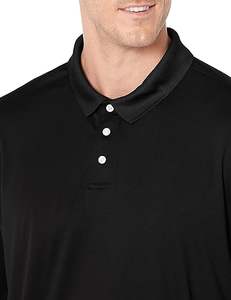 Sport <b>Mens</b> <b>Black</b> <b>Polo</b> T <b>Shirt</b> <b>Mens</b> Cool DRI Moisture Wicking Performance <b>Polo</b> <b>Shirt</b> Jersey Knit Performance <b>Shirt</b> - Product Image 4