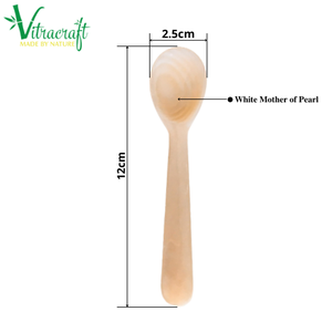 Cuillère en coquille de perle blanche naturelle. Cuillère à caviar, cuillère à thé, cuillère à café. Cuillère de décoration de table de luxe. C'est un cadeau significatif - Product Image 5